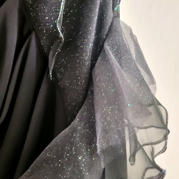 Black Galaxy Cosmo Evening Gown - Picture 3 of 3